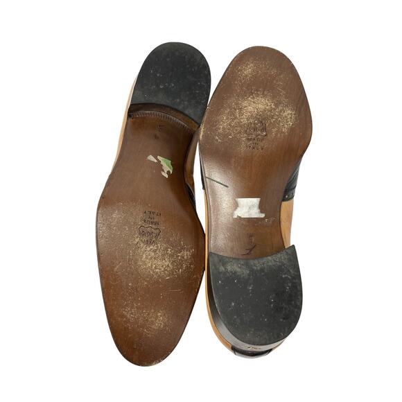 Volare By Carlo Leoni Leather Italian Loafers - Picture 8 of 9